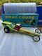 1960s Daiya T Rantula Battery Operated Drag Coupe Tin Dragster In Box Works