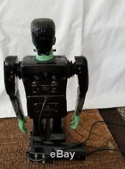 1960s FRANKENSTEIN Tin Battery Toy by MARX TOYS