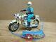 1960s Honda Police Motorcycle Battery Operated Toy, Made In Japan By Bandai