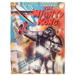 1960s MIGHTY KONG in BOX Battery Toy by MARX King Kong Robot SEE VIDEO