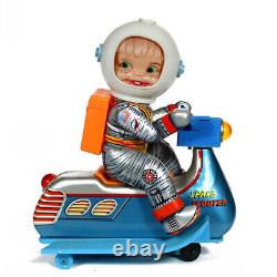 1960s NASA BOY SPACE SCOOTER Tin Battery Toy Robot by TN, JAPAN