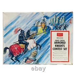 1960s Sears ARMORED KNIGHTS CONTEST SET in BOX Remote Control Battery Toy RARE