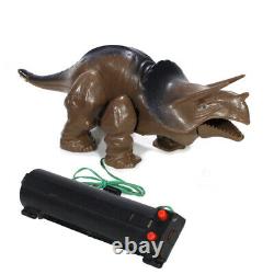 1960s TRICERATOPS DINOSAUR Remote Control Battery Toy SCARCE Nice
