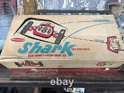1961 Remco Shark High Speed Racer Battery Operated MIB Orange Race Car