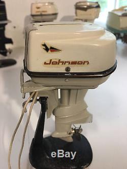 1962 Johnson 75 hp vintage toy outboard boat motor K&O model japan runs
