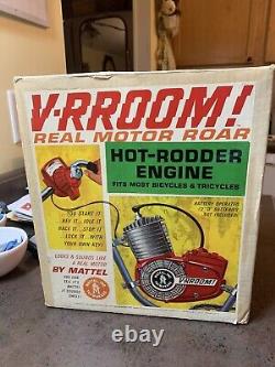 1963 V-RROOM MOTOR in BOX by MATTEL Hot-Rodder Engine WORKS