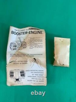 1964 V-RROOM BOOSTER MOTOR NICE BOX by MATTEL LOOKS UNUSED NOS- WORKS GREAT