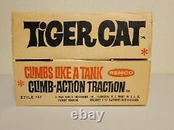 1965 Remco Tiger Cat Climb Action Toy & Original Box (Works)