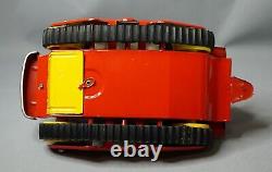 1965 VTG MSB DDR German Tractor Caterpillar Crawler Bulldozer Tin Toy Battery Op
