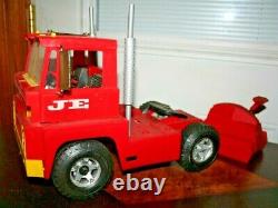1965 Vintage Topper Toys Johnny Express Semi Tractor & Flatbed Trailer lot 2