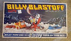 1968 BILLY BLASTOFF Original ELDON BATTERY OPERATED SPACE SCOUT SET In The BOX
