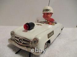 1968 Mercedes Police Car Near Mint Condition In Original Box Tested Works Great