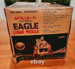 1969 Apollo 11 American Eagle Lunar Module With Box From Made in Japan Daishin