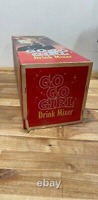 1969 Poynter Go-Go Bikini Girl Drink Mixer with Box Battery Operated Vintage