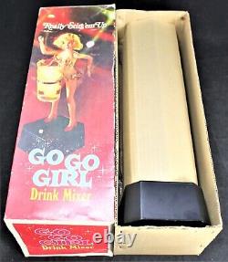 1969 Poynter Go-Go Bikini Girl Drink Mixer with Box Battery Operated Vintage