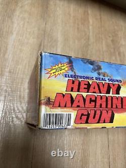 1980S Ginlane Toys Battery Operated Heavy Machine Gun Factory Box