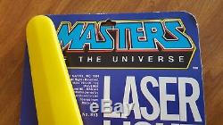 1984 Vintage Motu He-man Laser Light Sword Roleplay Moc Mib Masters Universe Afa