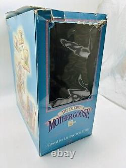 1986 Worlds of Wonder The Talking Mother Goose, Cassettes, & Books WORKS (video)