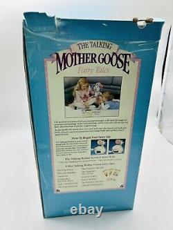 1986 Worlds of Wonder The Talking Mother Goose, Cassettes, & Books WORKS (video)