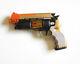 1 New Battery Operated Pistol 9 Handgun Action Revolver With Lights And Sound