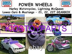 1x 21t 22t 23t Power Wheels 7r Lightning Mcqueen Mustang Harley Gearbox Upgrade