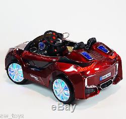 2016 BMW i8 12-volt Battery Powered Electric Ride On Kids Toy Car Remote -Red