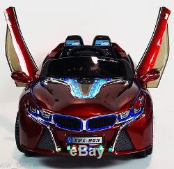 2016 BMW i8 12-volt Battery Powered Electric Ride On Kids Toy Car Remote -Red