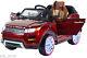 2016 Range Rover 12v Battery Powered Electric Ride On Kids Toy Car Remote Red