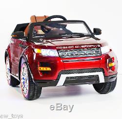 2016 Range Rover 12v Battery Powered Electric Ride On Kids Toy Car Remote Red