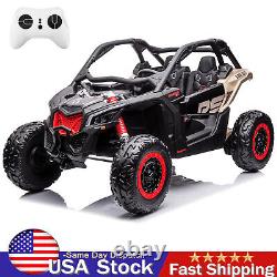 24V 2 Seater Kids Ride On UTV Licensed by CAN-AM Car 4WD Quard Off-Road Buggy US