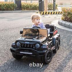 24V 4WD Kids Ride on Car Battery Powered Toys Gift withRC Music Rocking Chair Mode
