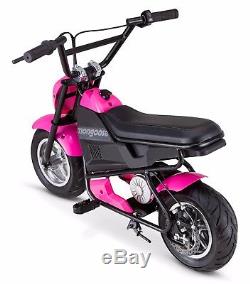 24V Mongoose Mini Bike, Pink