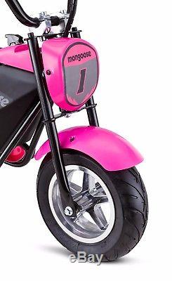 24V Mongoose Mini Bike, Pink