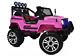 2 X 6v Electric Ride On Truck For 2 Kids Toy Car Led Lights Trunk Aux Mp3 Pink