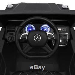 2 x 6V Truck Ride On Mercedes Benz G65 Toy Car Remote Control MP3 Matte Black