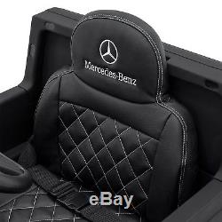 2 x 6V Truck Ride On Mercedes Benz G65 Toy Car Remote Control MP3 Matte Black