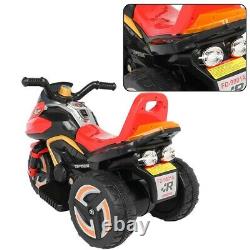 3 Wheel Kids Ride On Motorcycle 6V Battery Powered Electric Toy Power Bicycle