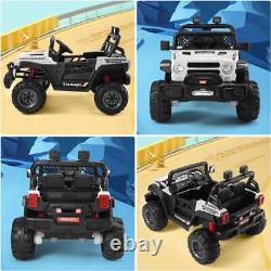 4WD Electric Ride On Car for Kids, 12V Battery Powered Wheels with Parent Contro