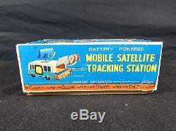 50'S TIN CRAGSTAN MOBILE SATELLITE With BOX JAPAN BATTERY OPERATED WORKING