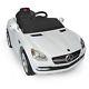 6v Electric Kids Power Ride Benz Slk Class On Toy Childrens Car With Remote White