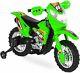 6v Kids Electric Battery Powered Ride-on Motorcycle Dirt Bike With Training Wheels