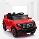 6v Kids Ride On Car Withparent Control 3 Speeds Led Headlights Mp3 Player Red