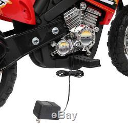 6V Kids Ride On Motorcycle Battery Powered Bicycle with Training Wheel Toy New