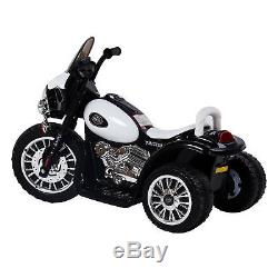 6V Kids Ride On Police Motorcycle Electric Battery Powered Trike Car Toy Gift