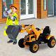 6v Kids Ride On Car Digger Excavator Toy Electric Battery Toddler Outdoor Play