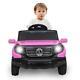 6v Kids Ride On Car Truck Toy Battery Power 3 Speed Withlight Remote Control Pink