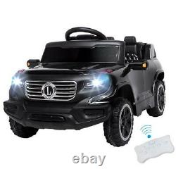 6V Kids Ride on Cars Electric Battery Car with Remote Control Horn Music Black