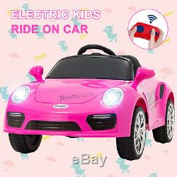 6V Kids Ride on Cars Electric Suspension Car Remote Control Horn Music LED Light