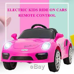 6V Kids Ride on Cars Electric Suspension Car Remote Control Horn Music LED Light