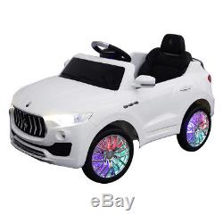 6V Licensed Maserati Kids Ride On Car RC Remote Control Opening Doors MP3 Swing